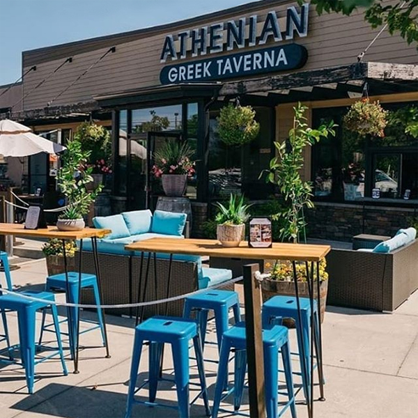 Athenian Greek’s Open-Air Dining will Make you Shout “Opa!”